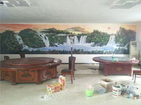  遂平墙绘-写实风景