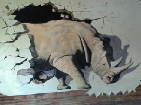  遂平在墙绘中，如何绘制3D效果？